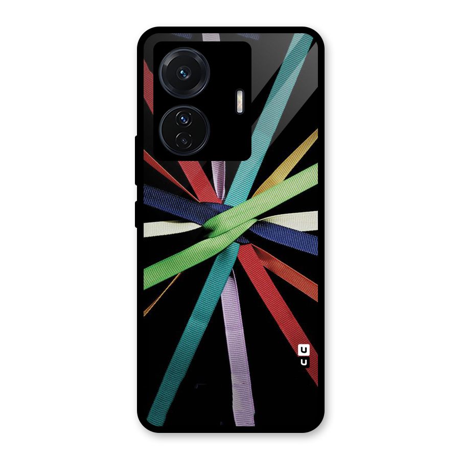 Ribbon Design Glass Back Case for Vivo iQOO Z6 Pro