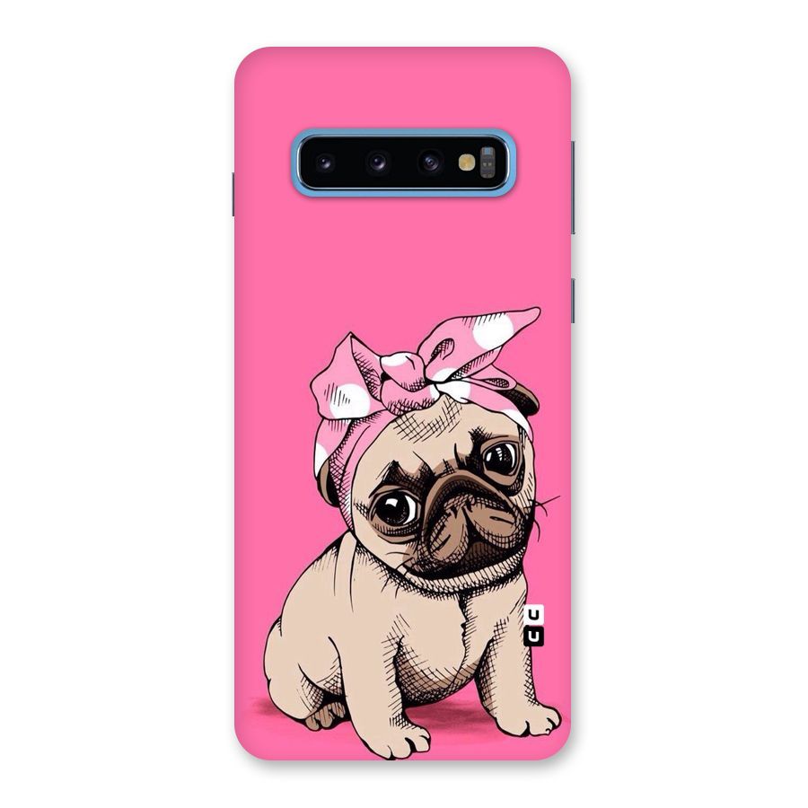 Ribbon Doggo Back Case for Galaxy S10