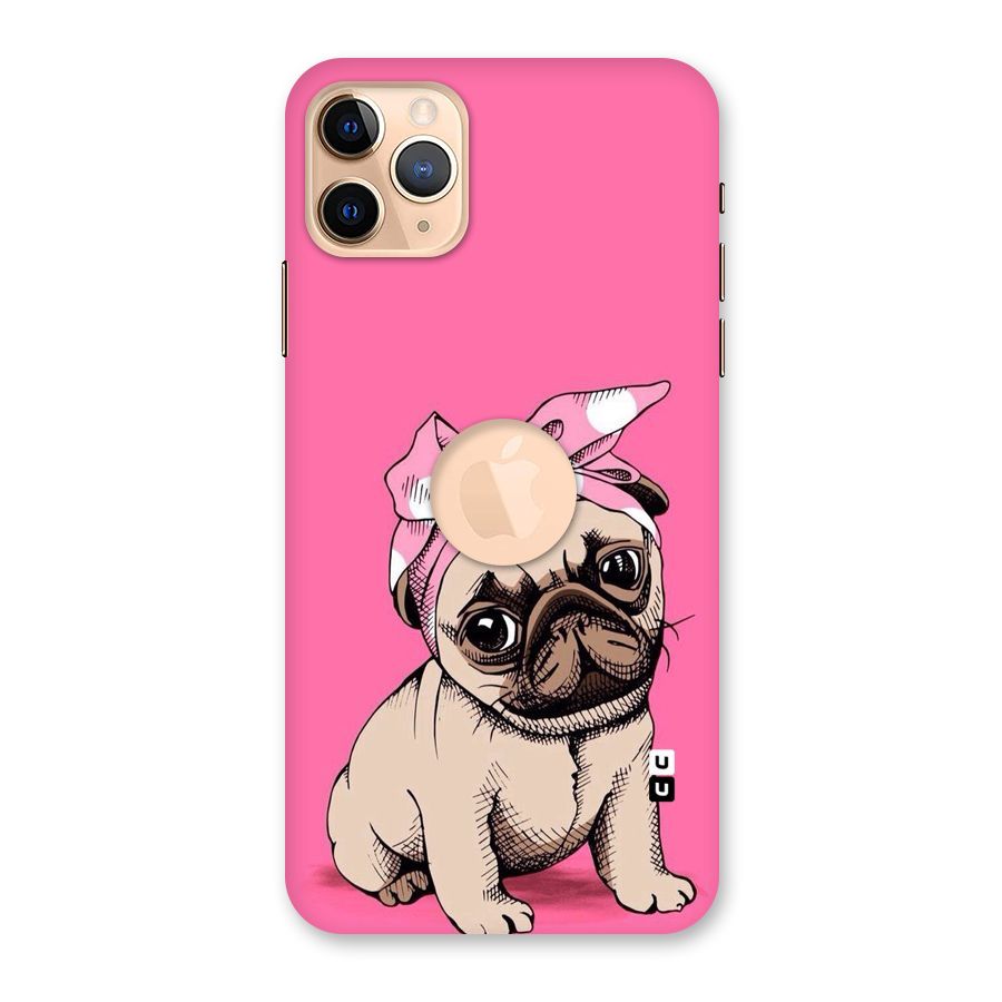 Ribbon Doggo Back Case for iPhone 11 Pro Max Logo Cut