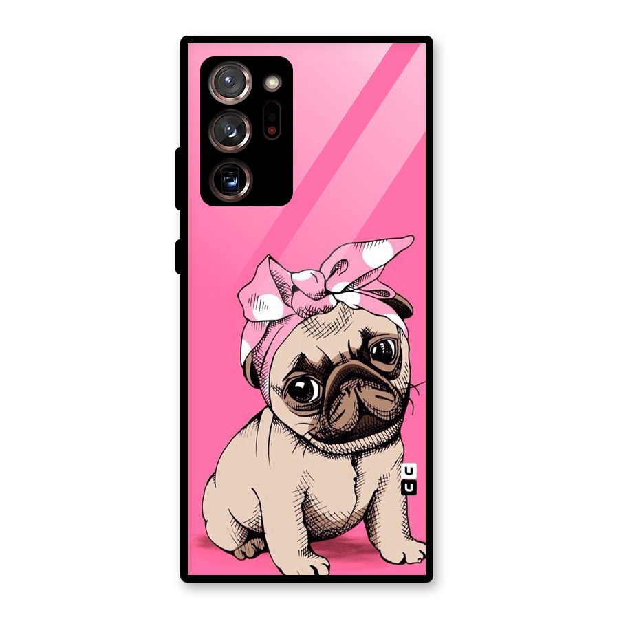 Ribbon Doggo Glass Back Case for Galaxy Note 20 Ultra 5G