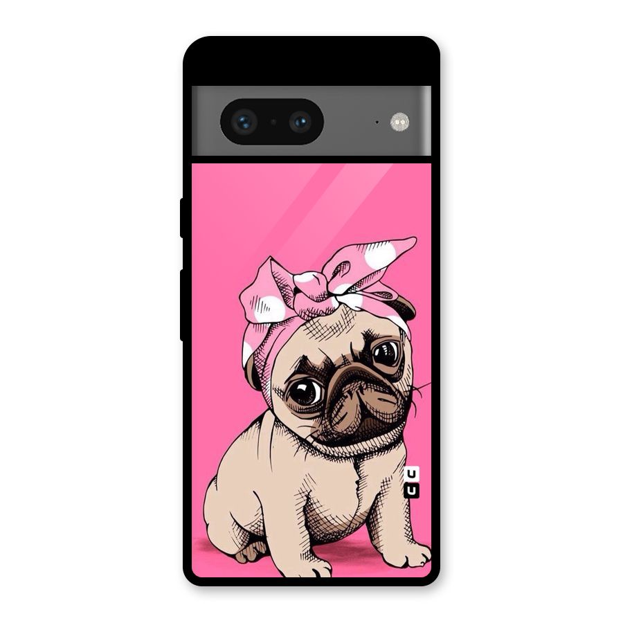 Ribbon Doggo Glass Back Case for Google Pixel 7