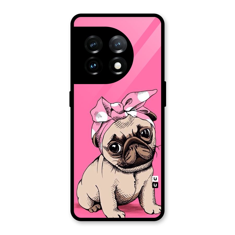 Ribbon Doggo Glass Back Case for OnePlus 11