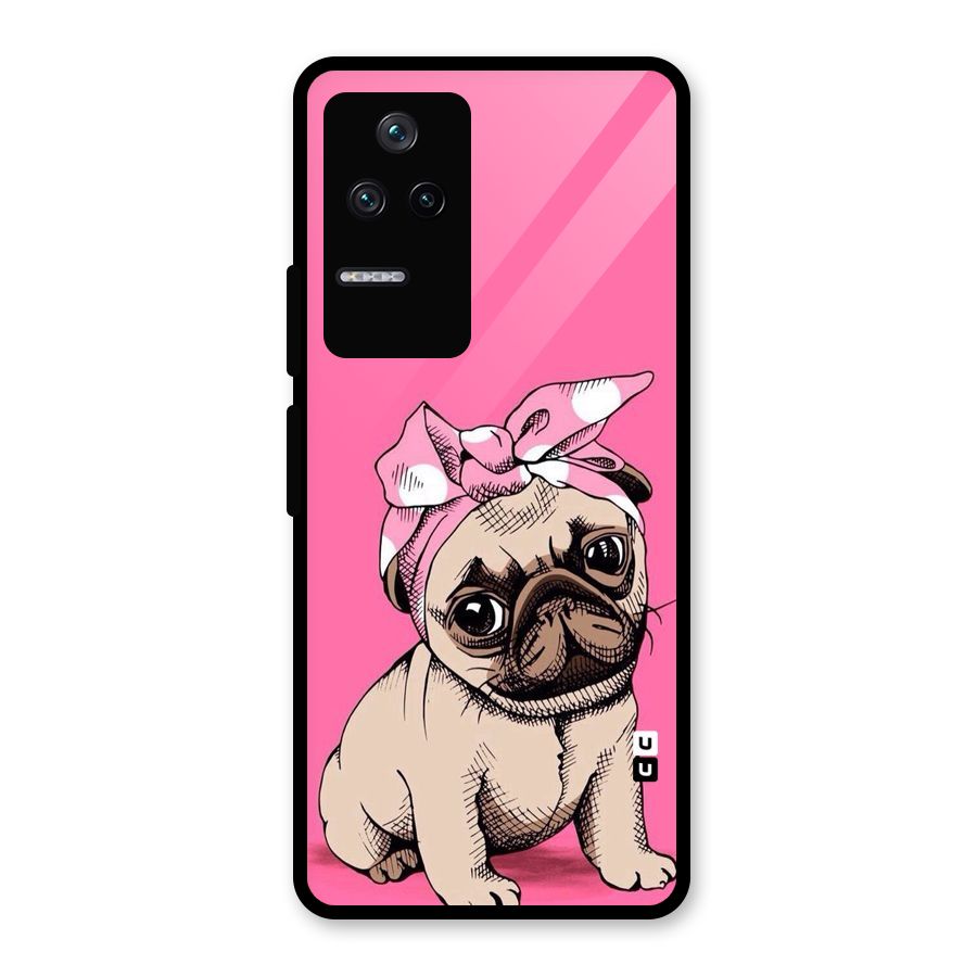 Ribbon Doggo Glass Back Case for Poco F4 5G