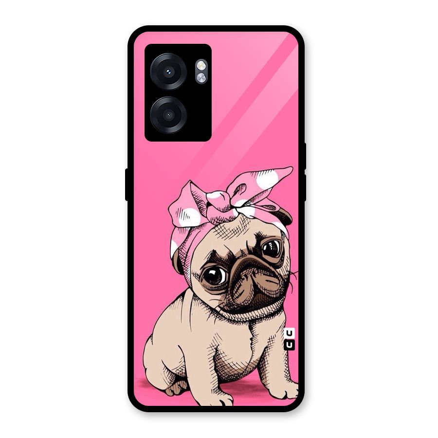 Ribbon Doggo Glass Back Case for Realme Narzo 50 5G