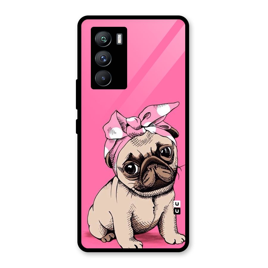 Ribbon Doggo Glass Back Case for Vivo iQOO 9 SE