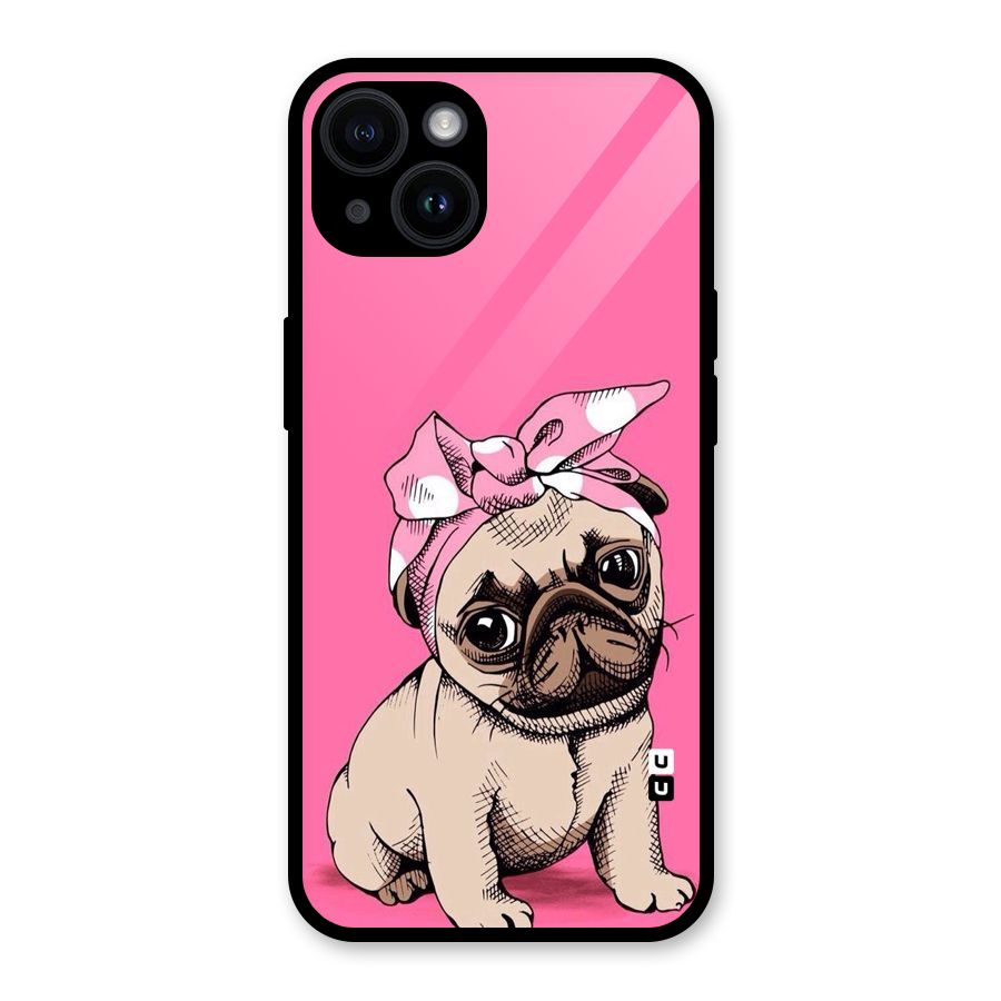 Ribbon Doggo Glass Back Case for iPhone 14