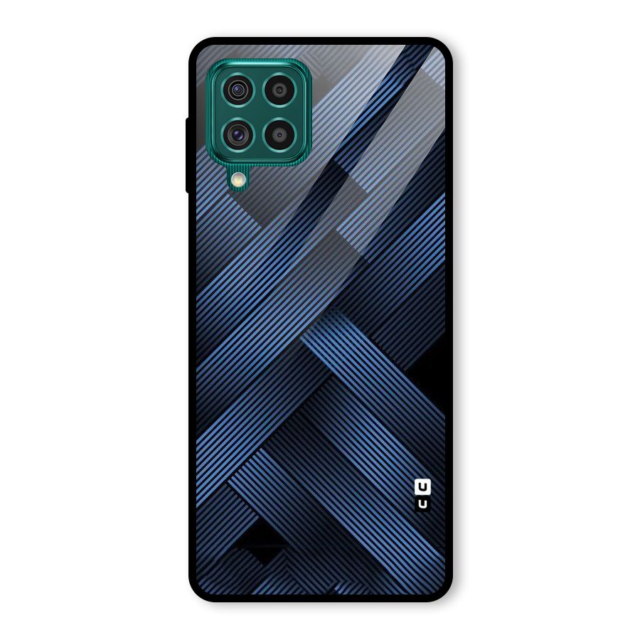 Ribbon Stripes Glass Back Case for Galaxy F62