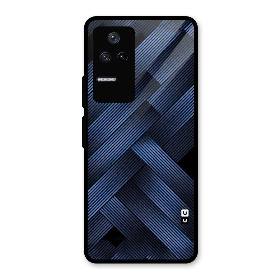 Ribbon Stripes Glass Back Case for Poco F4 5G