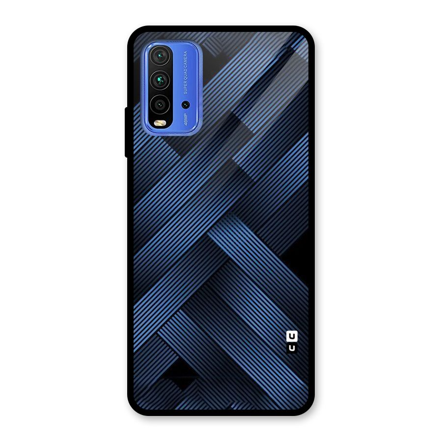 Ribbon Stripes Glass Back Case for Redmi 9 Power