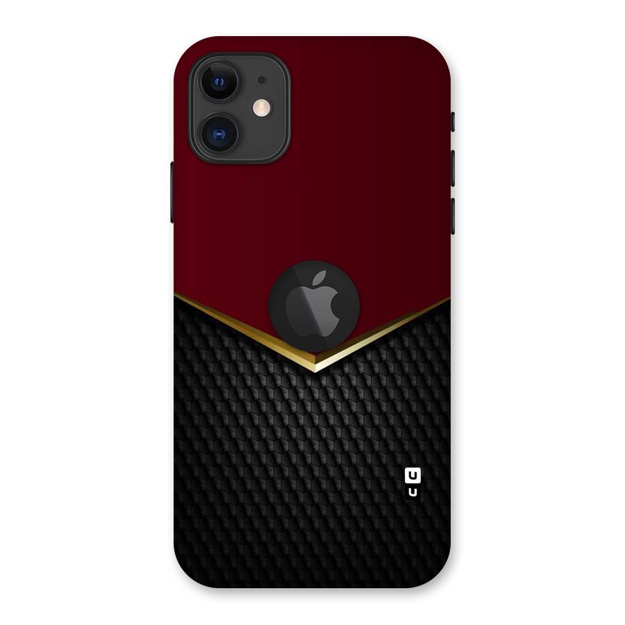 Rich Design Back Case for iPhone 11 Logo Cut