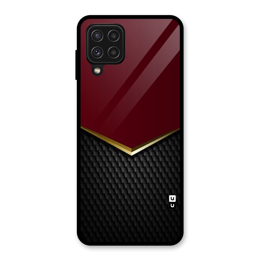 Rich Design Glass Back Case for Galaxy A22 4G