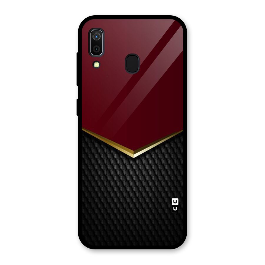Rich Design Glass Back Case for Galaxy A30