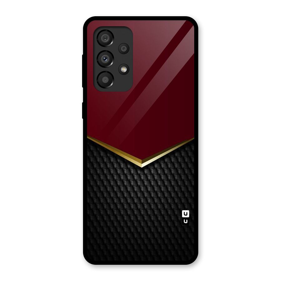 Rich Design Glass Back Case for Galaxy A33 5G