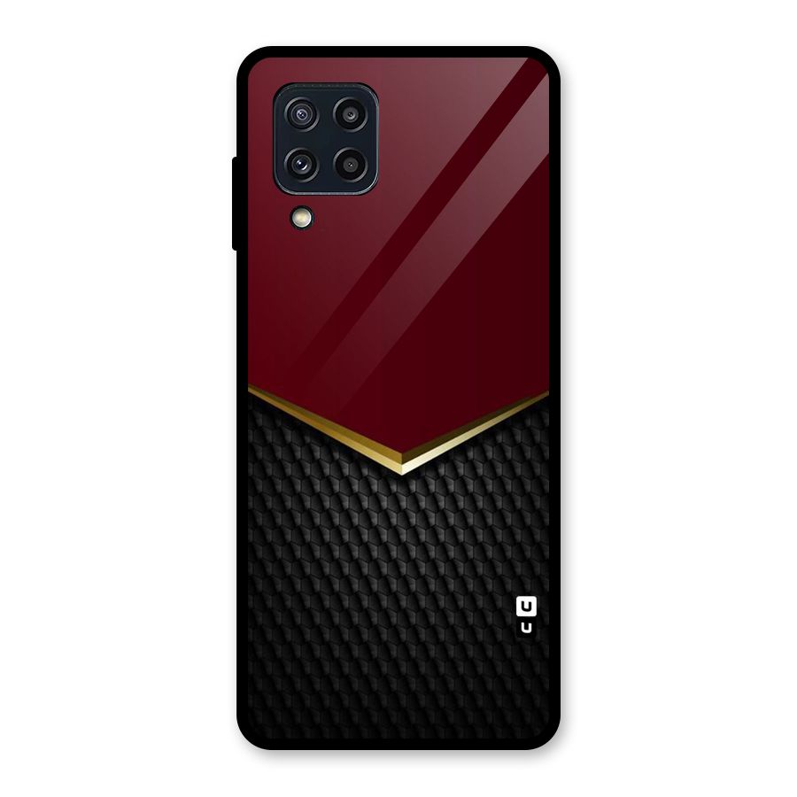 Rich Design Glass Back Case for Galaxy M32