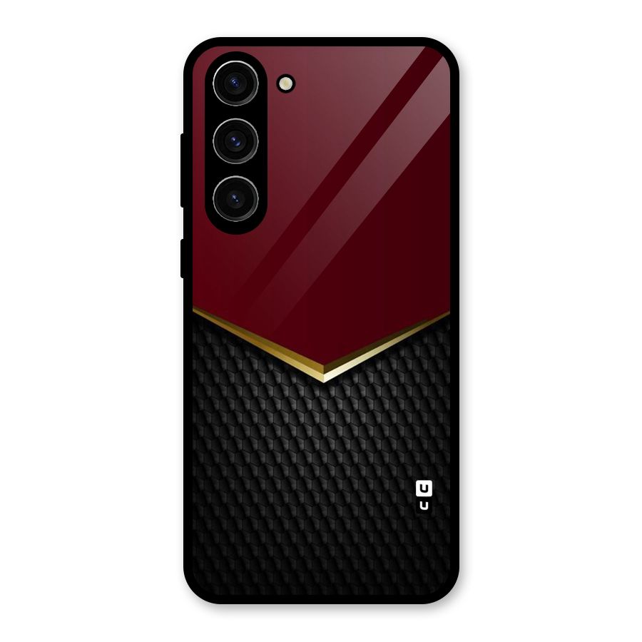 Rich Design Glass Back Case for Galaxy S23 Plus