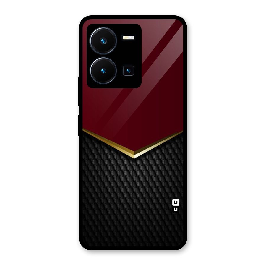 Rich Design Glass Back Case for Vivo Y35