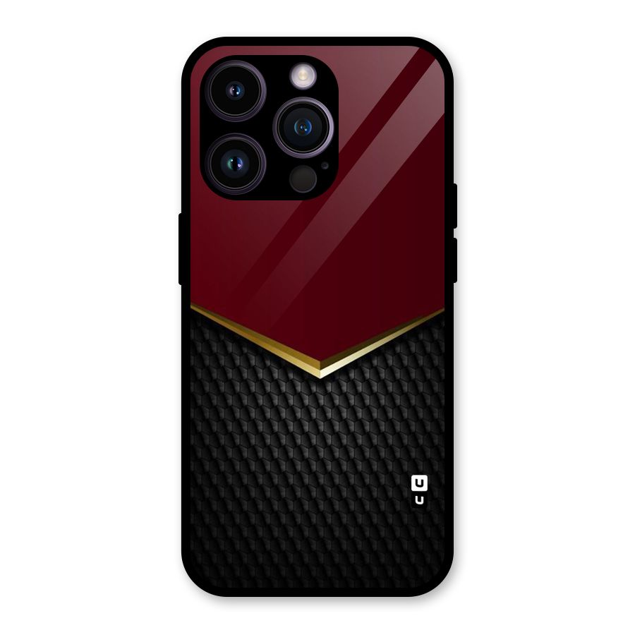 Rich Design Glass Back Case for iPhone 14 Pro