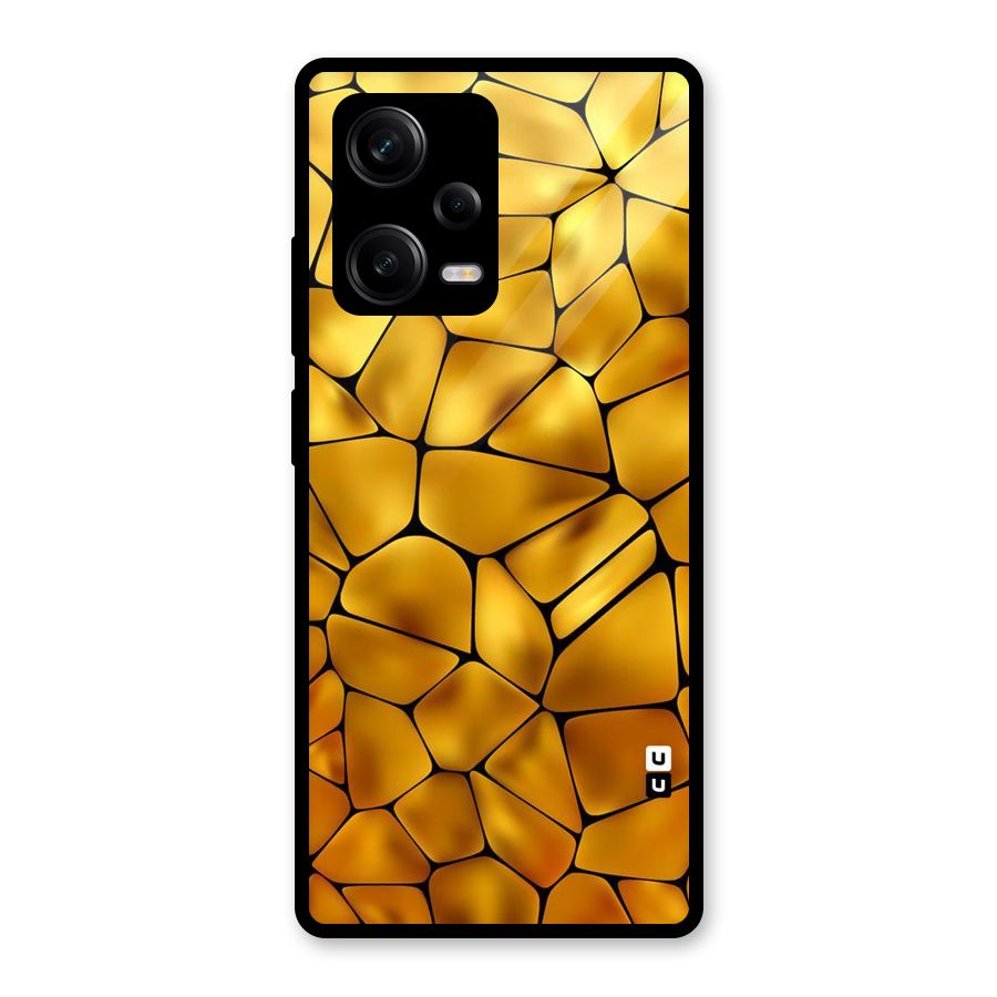 Rich Rocks Glass Back Case for Redmi Note 12 Pro
