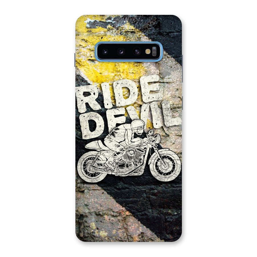 Ride Devil Back Case for Galaxy S10 Plus