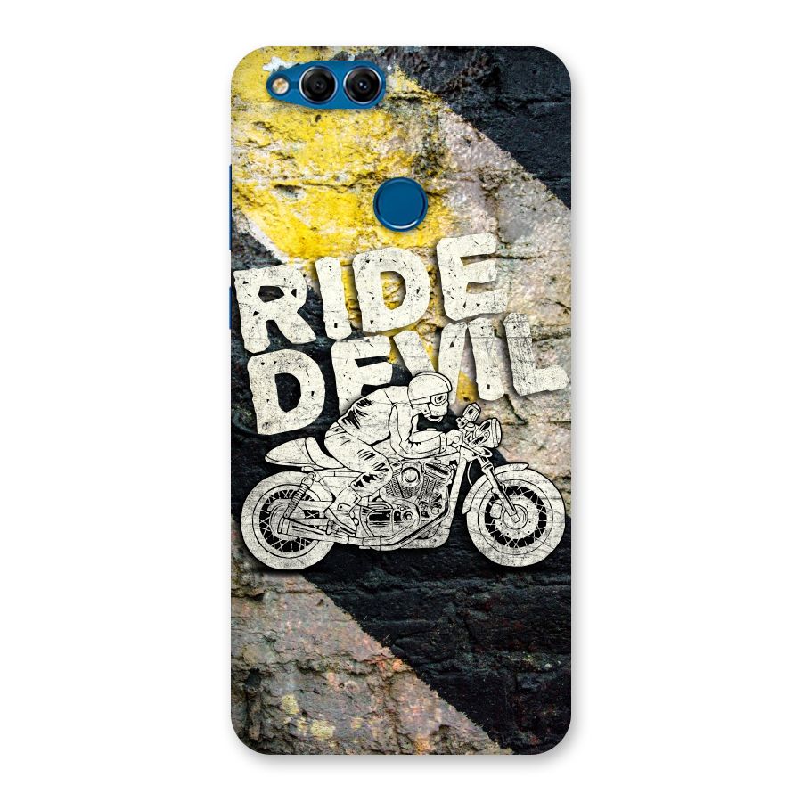 Ride Devil Back Case for Honor 7X
