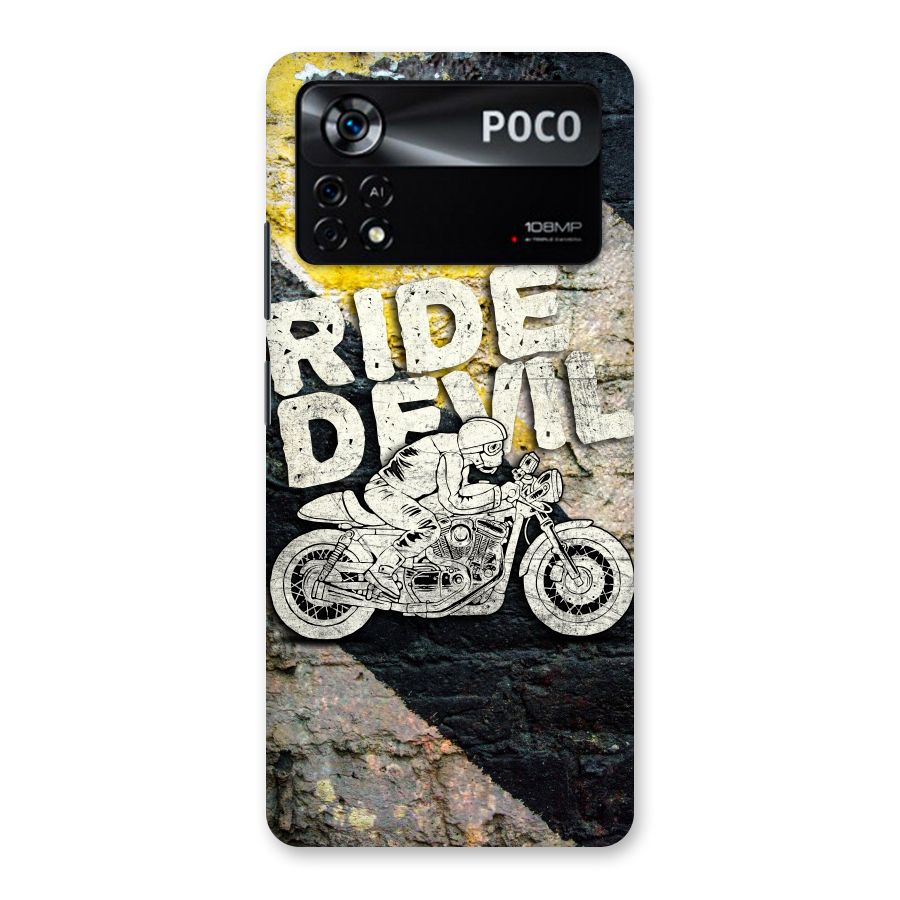 Ride Devil Back Case for Poco X4 Pro 5G