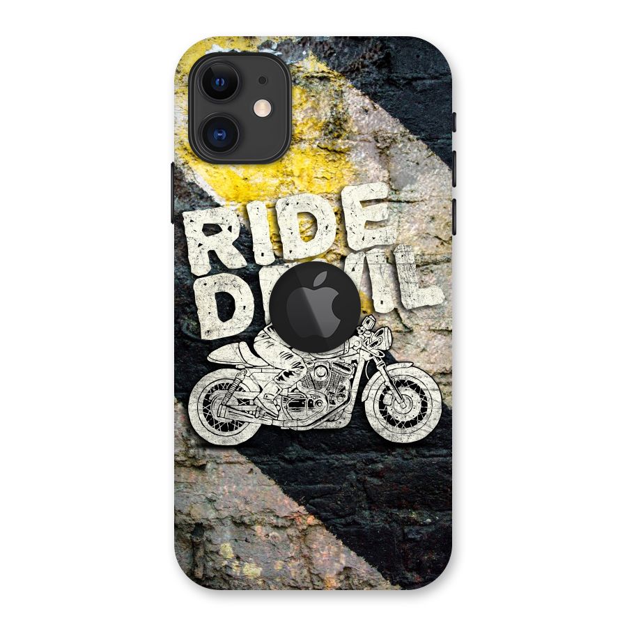 Ride Devil Back Case for iPhone 11 Logo Cut