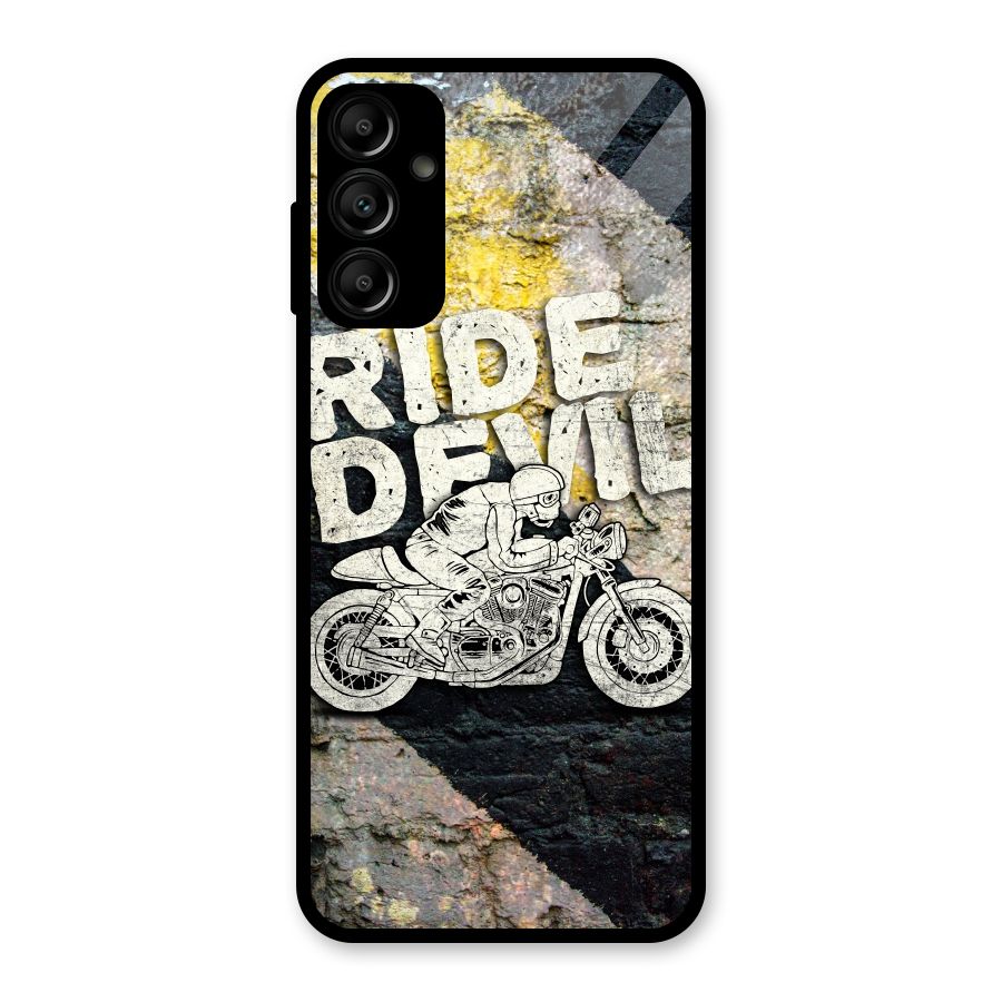 Ride Devil Glass Back Case for Galaxy A14 5G
