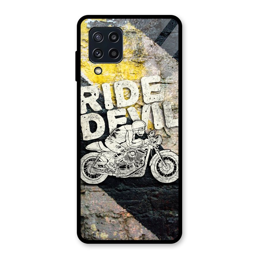 Ride Devil Glass Back Case for Galaxy M32
