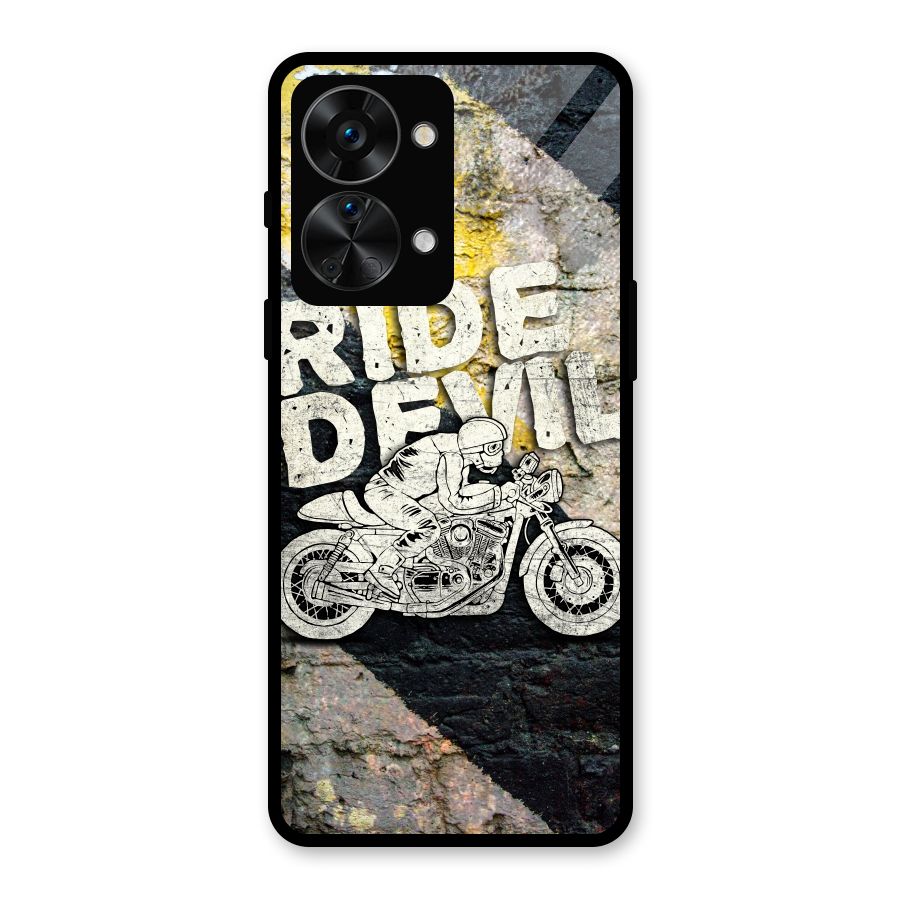 Ride Devil Glass Back Case for OnePlus Nord 2T