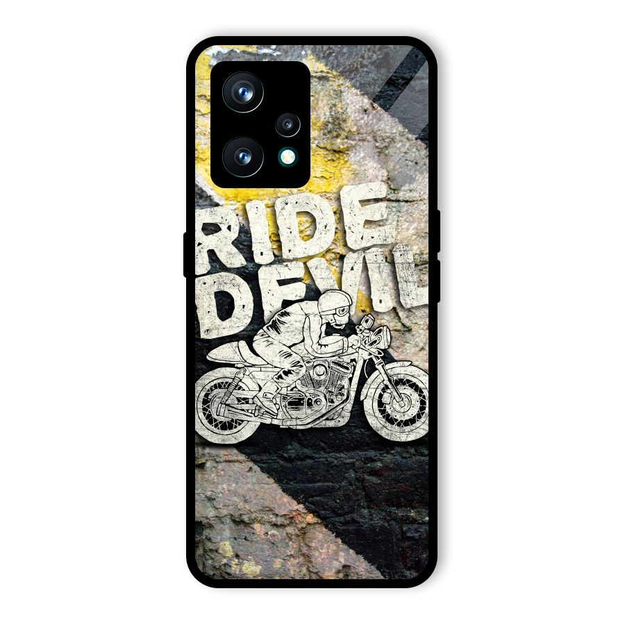 Ride Devil Glass Back Case for Realme 9 Pro Plus 5G