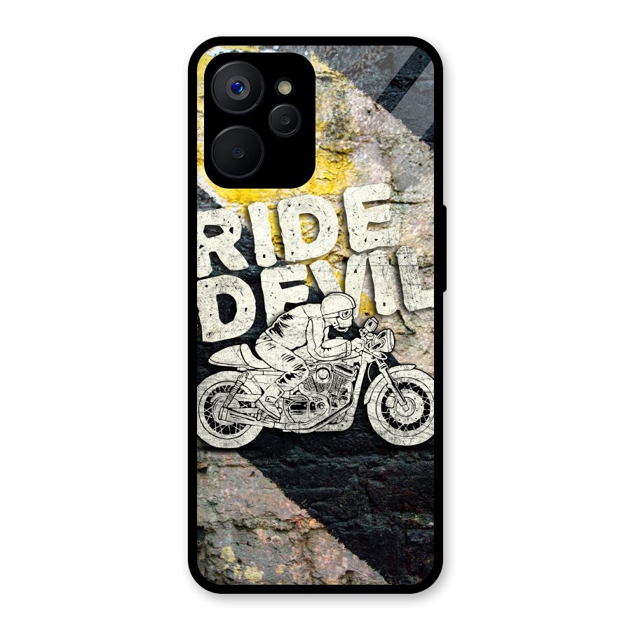 Ride Devil Glass Back Case for Realme 9i 5G