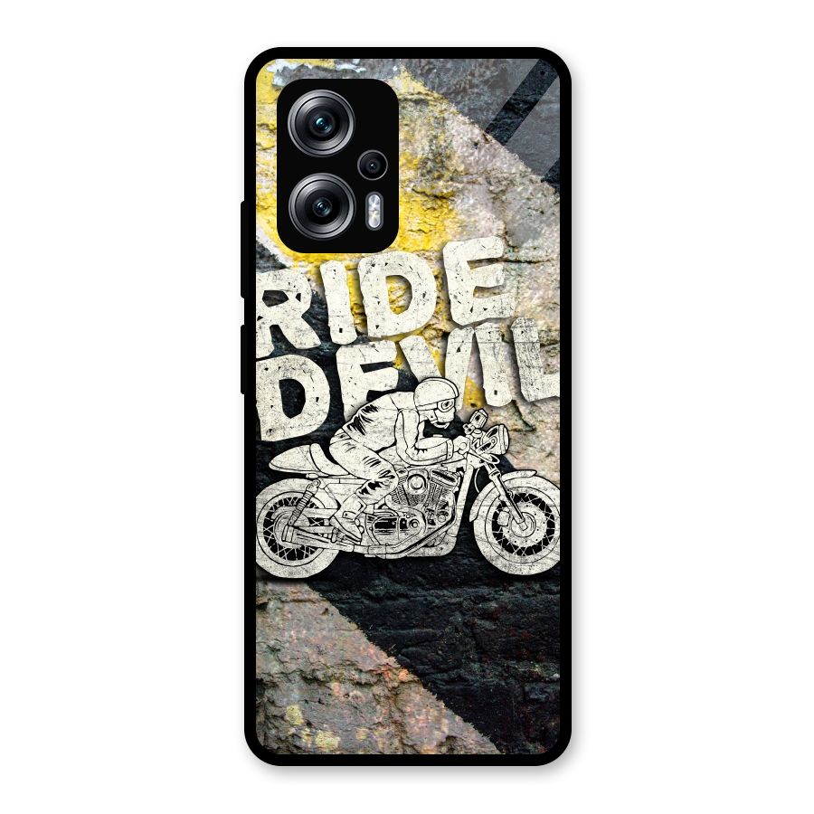 Ride Devil Glass Back Case for Redmi K50i