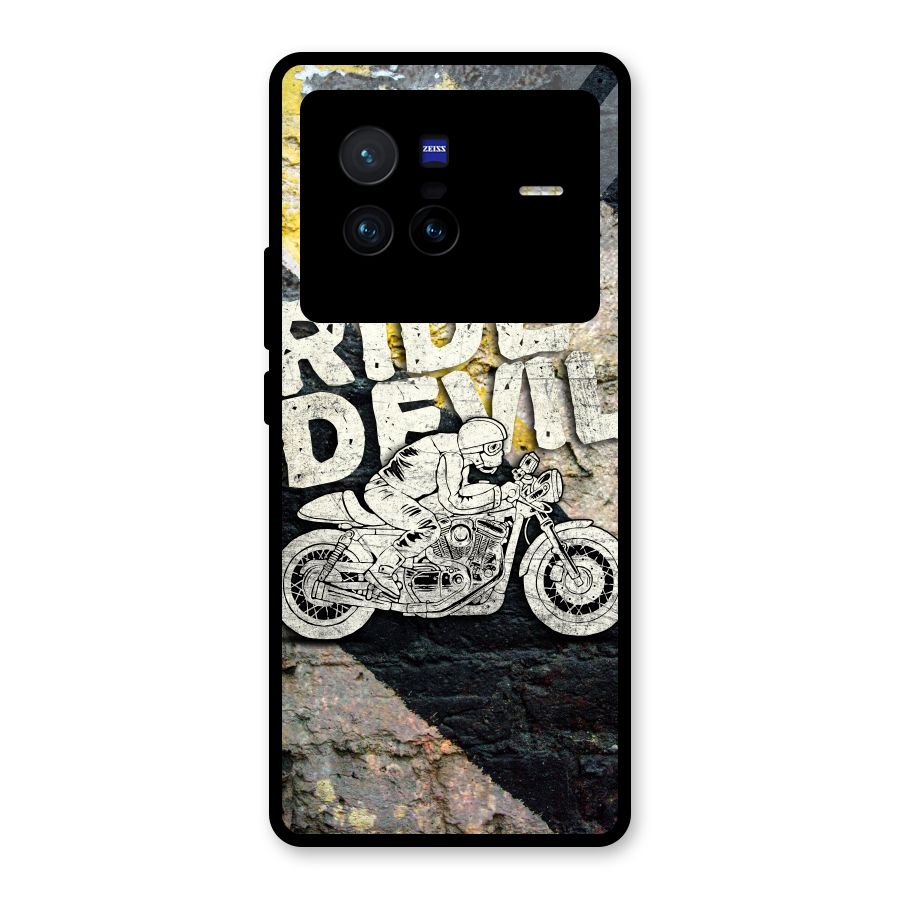 Ride Devil Glass Back Case for Vivo X80