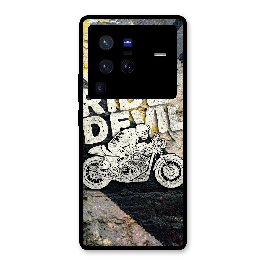 Ride Devil Glass Back Case for Vivo X80 Pro