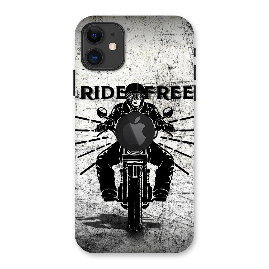 Ride Free Back Case for iPhone 11 Logo Cut