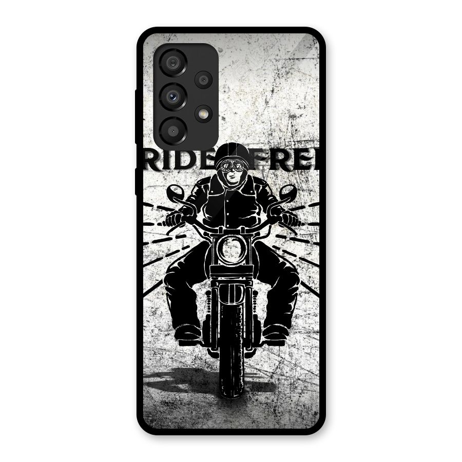 Ride Free Glass Back Case for Galaxy A33 5G