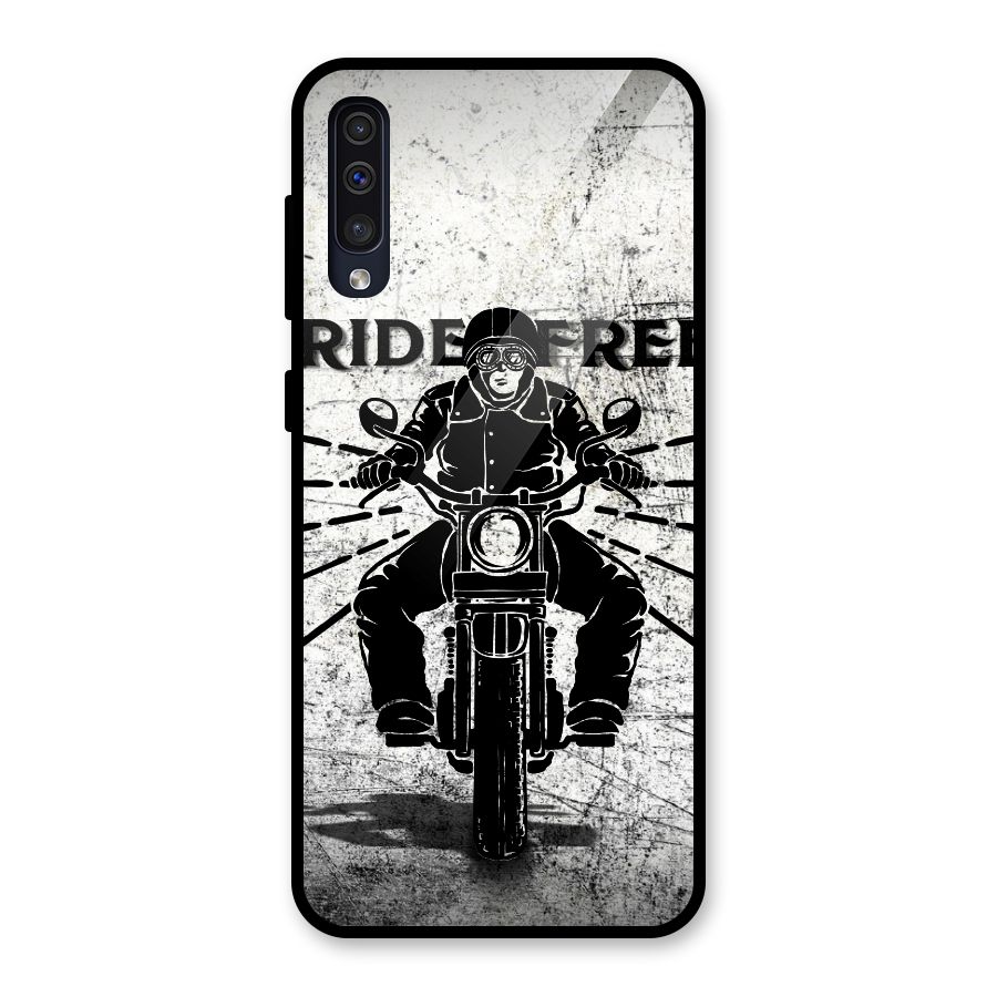 Ride Free Glass Back Case for Galaxy A50