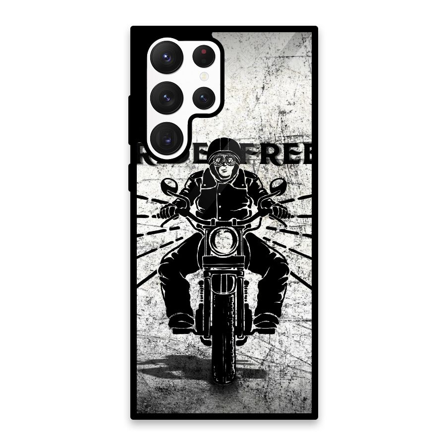 Ride Free Glass Back Case for Galaxy S22 Ultra 5G
