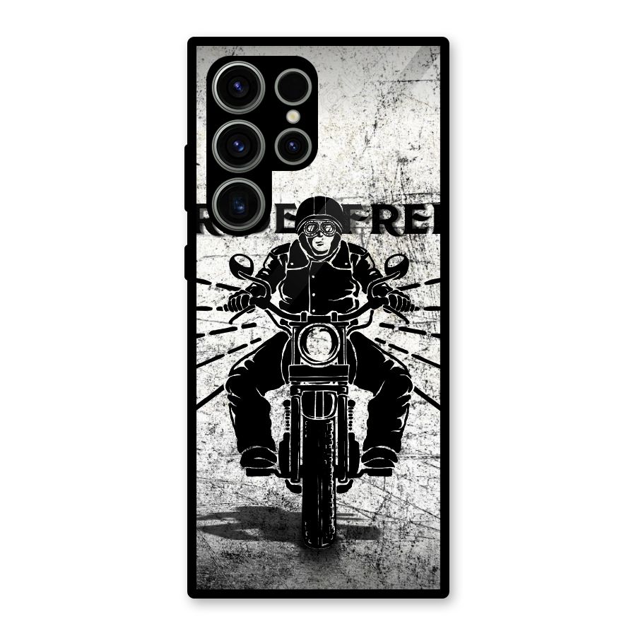 Ride Free Glass Back Case for Galaxy S23 Ultra