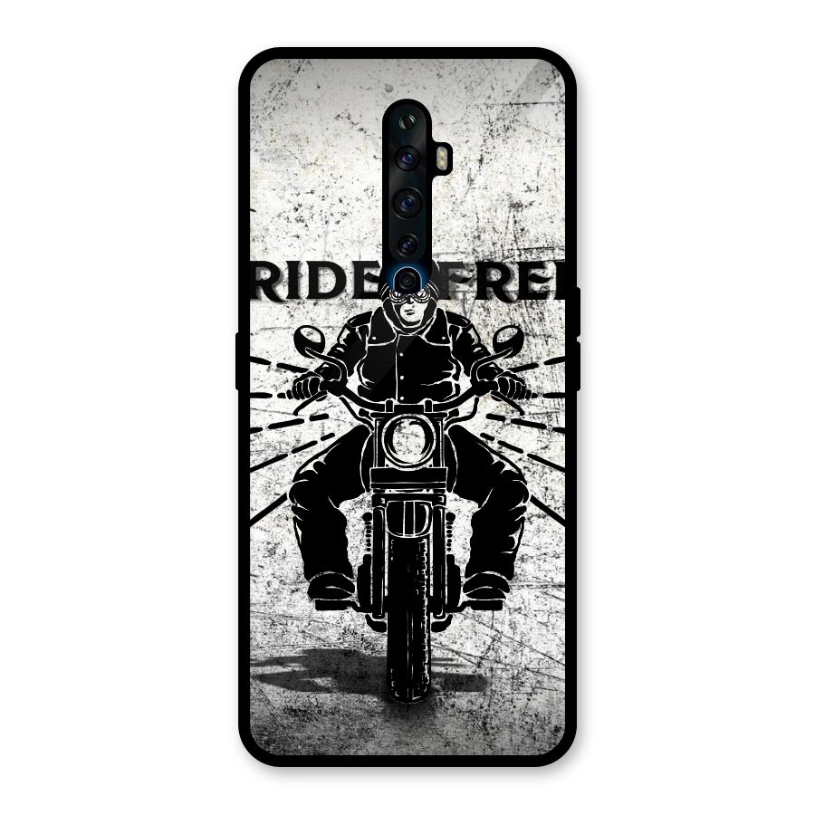 Ride Free Glass Back Case for Oppo Reno2 F