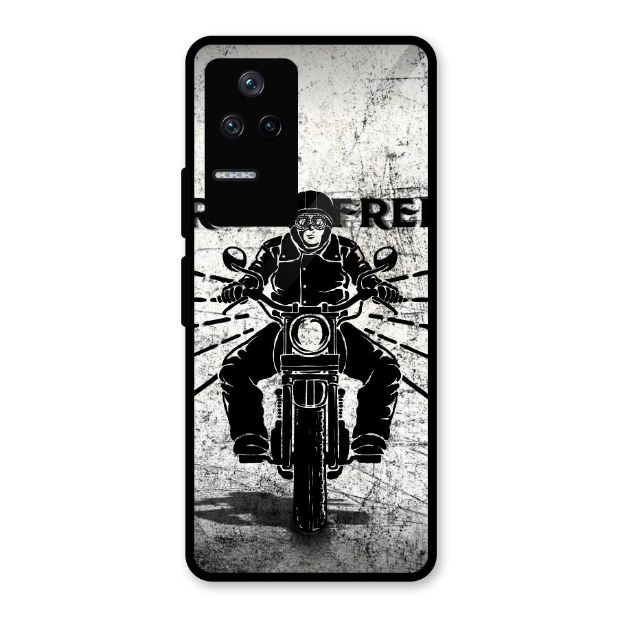 Ride Free Glass Back Case for Poco F4 5G