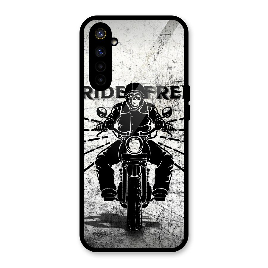 Ride Free Glass Back Case for Realme 6i