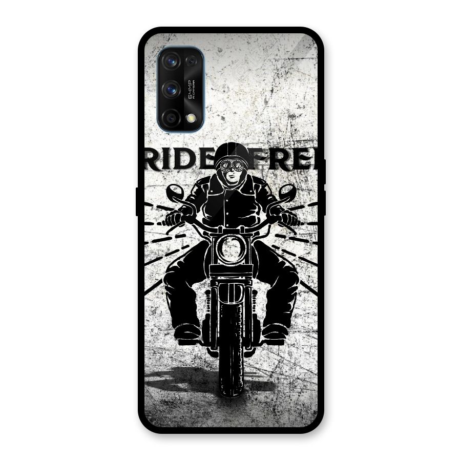 Ride Free Glass Back Case for Realme 7 Pro