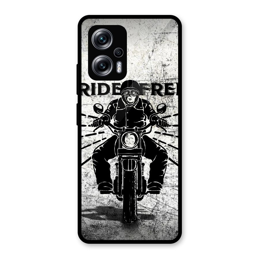 Ride Free Glass Back Case for Redmi K50i