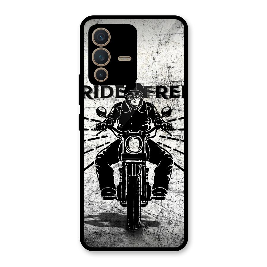 Ride Free Glass Back Case for Vivo V23 5G