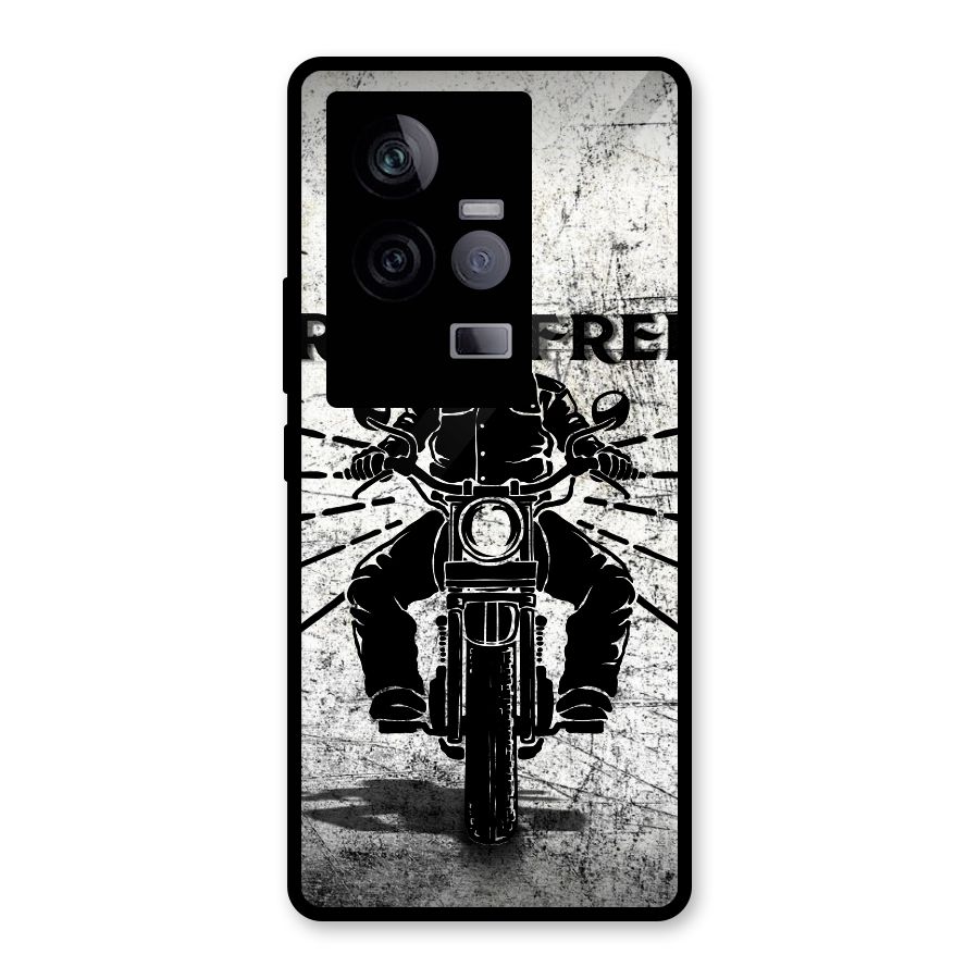 Ride Free Glass Back Case for Vivo iQOO 11 5G