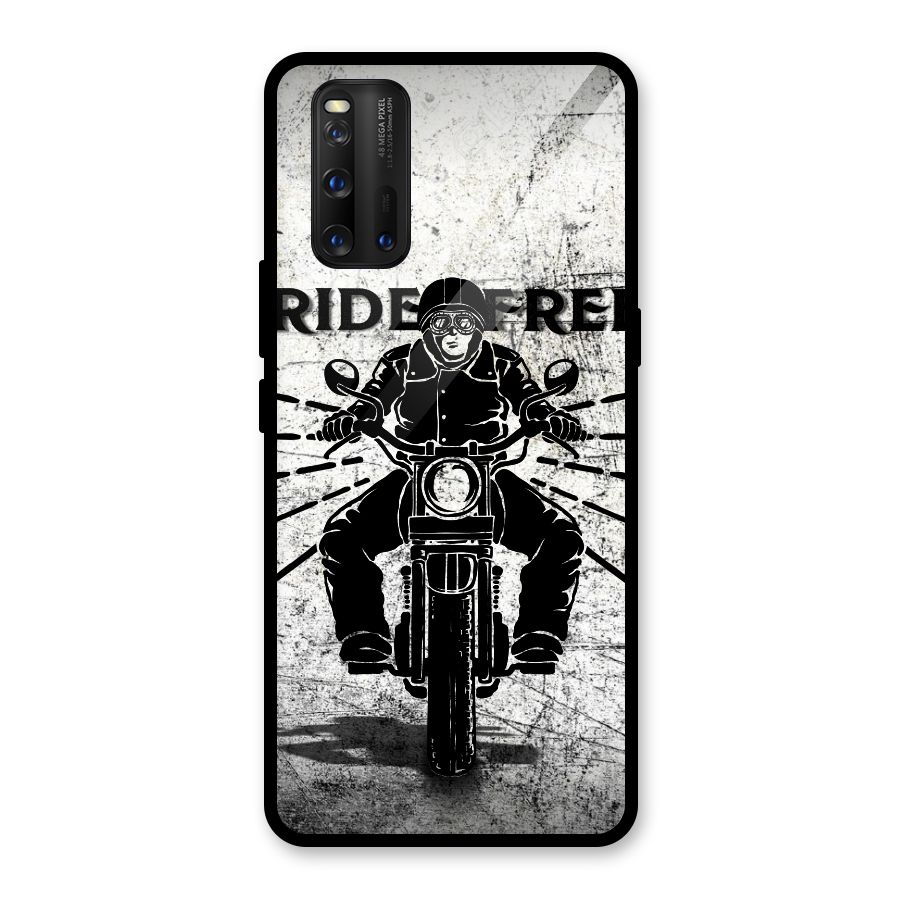 Ride Free Glass Back Case for Vivo iQOO 3