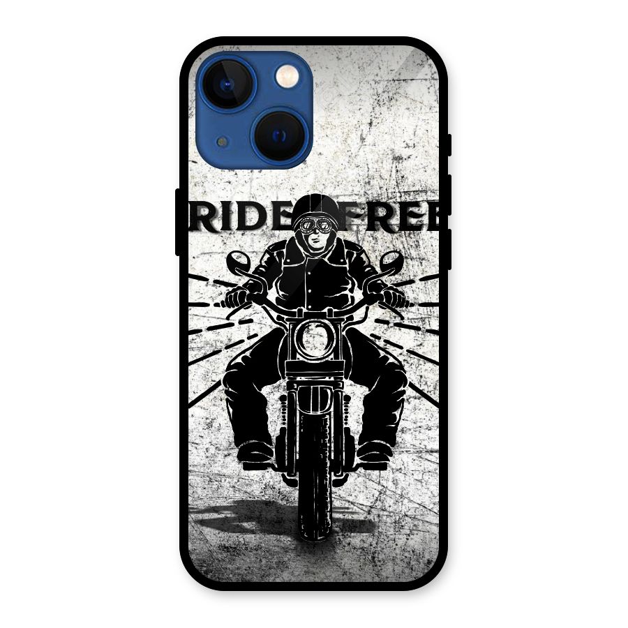 Ride Free Glass Back Case for iPhone 13 Mini