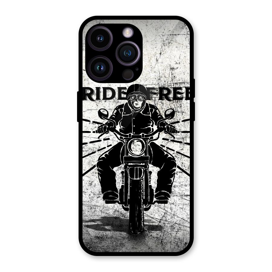 Ride Free Glass Back Case for iPhone 14 Pro Max