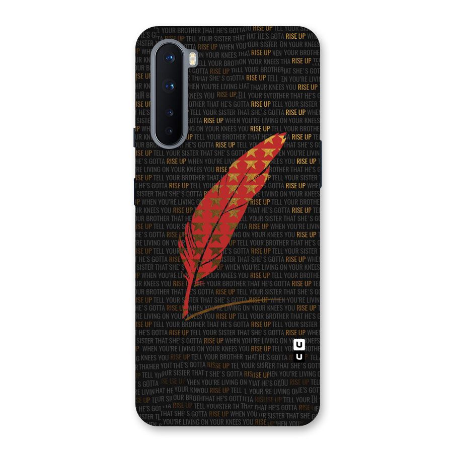 Rise Up Feather Back Case for OnePlus Nord
